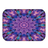 Honana BX-29 40x60cm 3D Painting Spiral Pattern Coral Fleece Mat Absorbent Bathroom Anti Slip Carpet