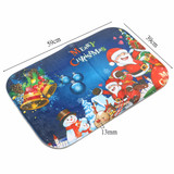 40x60cm Christmas Non-slip  Absorbent  Floor Mat Bathroom Kitchen Bedroom Doormat Carpet Decor