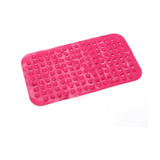 PVC Massage Skid Bath Sucker Mat with Suction Cups Bathroom Suction Cups Anti Slip Safety Shower Carpet Bathtub Bathmat Home Hotel