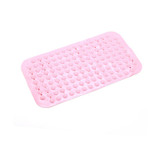 PVC Massage Skid Bath Sucker Mat with Suction Cups Bathroom Suction Cups Anti Slip Safety Shower Carpet Bathtub Bathmat Home Hotel