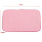 40x60cm Multi-color Thickened Coral Velvet Memory Foam Slow Rising Rug Bathroom Mat Soft Non-slip Plush Floor Carpet