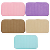 40x60cm Multi-color Thickened Coral Velvet Memory Foam Slow Rising Rug Bathroom Mat Soft Non-slip Plush Floor Carpet