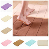 40x60cm Multi-color Thickened Coral Velvet Memory Foam Slow Rising Rug Bathroom Mat Soft Non-slip Plush Floor Carpet