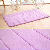 Honana WX-336 New Thickened Coral Velvet Memory Foam Slow Rising Rug Bathroom Mat Soft Non-slip Plush Floor Carpet