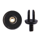 PULUZ PU213 Screw Tripod Mount Adapter for GoPro HERO6 5 4 3+ 3 2 1 Xiaoyi Action Cameras