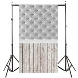 3x5ft Vinyl Tridimensional Wall Wood Floor Photography Backdrop Photo Prop Studio Background