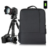 HUWANG 8099 Multi-functional Universal Photography Waterproof Nylon DSLR SLR Camera Bag Backpack