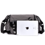 HUWANG 7418 Universal Waterproof DSLR Camera Bag Shoulder Case Canvas for Nikon for Canon for Sony