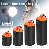 Universal Protective Neoprene Drawstring Pouch Bag Case Cover for DSLR Camera Lens 4 Size