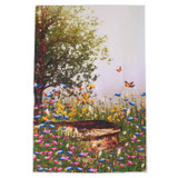 3x5FT Vinyl Spring Tree Butterfly Flower Photography Backdrop Background Studio Prop