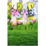 3x5FT Eater Grasses Flower Photoraphy Backdrop Background Studio Prop