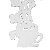 Girl and Teapot Cutting Die Stencil for DIY Scrapbook Album Paper Card Gift Girl and Teapot Cutting Die Stencil for DIY Scrapbook Album Paper Card Gift