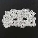 DIY Brithday Metal Cutting Dies Scrapbook Photo Album Paper Card Embossing Craft