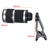Silver Phone Universal Telescope 8x Optical Zoom Lens HD with Clip