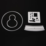 Snowman Christmas Metal DIY Cutting Dies Set Scrapbook Photo Album Paper Card Embossing Craft