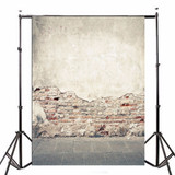 7x5ft Broken Brick Wall Ruins Theme Vinyl Photography Background Backdrop Prop for Studio Photo