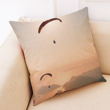 Honana BX 45x45cm Skydiving Pattern Luxury Cushion Cover Graffi Style Throw Pillow Case Pillow Cover