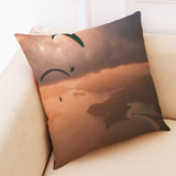 Honana BX 45x45cm Skydiving Pattern Luxury Cushion Cover Graffi Style Throw Pillow Case Pillow Cover