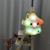 LED Light Star Stuffed Plush Cushion Sofa Pillow Glow Kid Toy Gift Home Decor UK