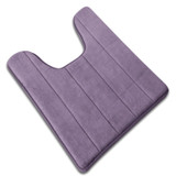 Coral Fleece Carpet Bathroom U-shaped Cotton Toilet Bathroom Carpet Mat Memory Foam Bath Mats Rug Anti-slip Floor Carpets Pad for Hotel Restroom Toilet Home Decor