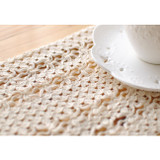 Lace Hollow Cotton Tableware Mat Table Runner Tablecloth Desk Cover Heat Insulation Bowl Pad