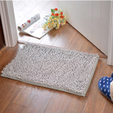 Honana WX-329 50x80cm Chenille Soft Mat Machine Washable Bathroom Anti Slip Absorbent Carpet Doormat Rug