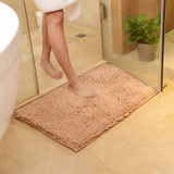 Honana WX-329 50x80cm Chenille Soft Mat Machine Washable Bathroom Anti Slip Absorbent Carpet Doormat Rug