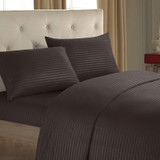 Honana Striped Bed Sheet Set 3/4 Piece Highest Quality Brushed Microfiber Wrinkle & Fade & Stain Resistant Bedding