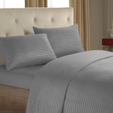 Honana Striped Bed Sheet Set 3/4 Piece Highest Quality Brushed Microfiber Wrinkle & Fade & Stain Resistant Bedding