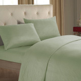 Honana Striped Bed Sheet Set 3/4 Piece Highest Quality Brushed Microfiber Wrinkle & Fade & Stain Resistant Bedding