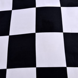 3 Or 4pcs Polyester Fiber Black White Stripe Plaid Geometry Stars Reactive Print Bedding Sets
