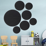 7Pcs Round 3D Mirror Decal Art Mural Wall Sticker Home Bathroom DIY Decor Removable