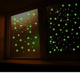 Creative Snow Fluorescent Luminous Paste Stickers Night Light Living Room Bedroom Decorative Wall Sticker Can Be Removed DIY PVC Permanent Luminous Paste Stickers for Kids Rooms Festival Party Decor