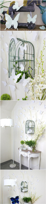 12Pcs 3D Butterfly Wall Stickers Home Room Wall Decal Window Door Decoration Stickers
