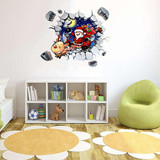 45x60CM 3D Wall Sticker Christmas Santa Claus Adhesive Sticker Bedroom Home Decor 45x60CM 3D Wall Sticker Christmas Santa Claus Adhesive Sticker Bedroom Home Decor