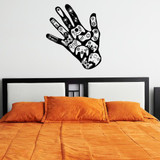 Creative Palm Game Handle Home Decor Wall Sticker Vinyl Removable Muurstickers Decoration Decals