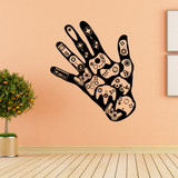 Creative Palm Game Handle Home Decor Wall Sticker Vinyl Removable Muurstickers Decoration Decals