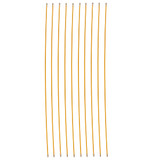 10Pcs 6mm 1M Fiberglass Wire Cable Puller Rod Electrician Push Puller Duct Fish Tape