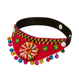 Yani PC1 Pet Ethnic Style Bell Collar Colorful Cute Pet Dog Fashion Collar Cotton Dog Grooming