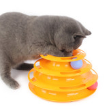 Yani-MC-PW3 Funny Cat Pet Toy Cat Toys Intelligence Triple Play Disc Kitten Toy Balls Pet Toys