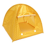 Foldable Pet Cat Tent Playing Bed House Kitty Camp Waterproof Outdoor Dog Kennel