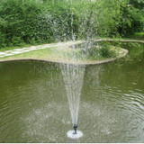 7V Solar Power Floating Brushless Water Pump Garden Landscape Submersible Fountain