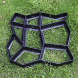 Garden DIY Plastic Path Maker Mold Manually Paving Courtyard Stone Road Cement Brick Mold Auxiliary Tools