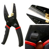 3 IN 1 Cutting Tool Multi Cut Pliers Wire Black Power Cut Garden Pruning Shears With 3pcs Extra Blades Wire Stripper Scissors for Cutting Cable Leather Electrician Hand Crimping Tools