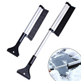 65cm Retractable Snow Brush with Ice Scraper Garden Car Snow Removaling Shovel Tool