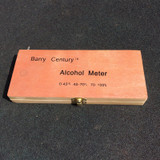 4 PCS Alcohol Concentration Meter Measuring Tool Tester With Thermometer Wine Vodka Whiskey Hydrometer Testeing Bar Set