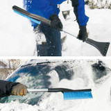 3 in 1 Detachable Multifunction Snow Brush with Ice Scraper Garden Car Snows Removing Shovel Tool