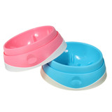 Pet Dog Feeding Supplies Cat Dog Interactive Maze Slow Food Bowl Plastic Bowl