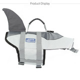 Float Pet Life Jacket Dog Lifesaver Safety Shark Safe Vest Swimming Training