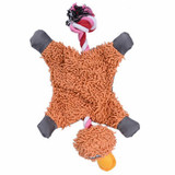 Pet Dog Knot Toy Cute Papa Duck Plush Chew Toy Durable Rope Toy Pet Supplies